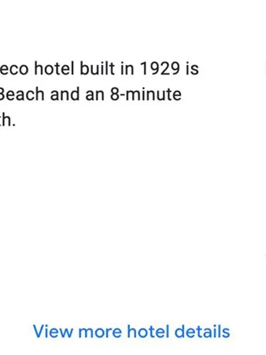 Information about the hotel