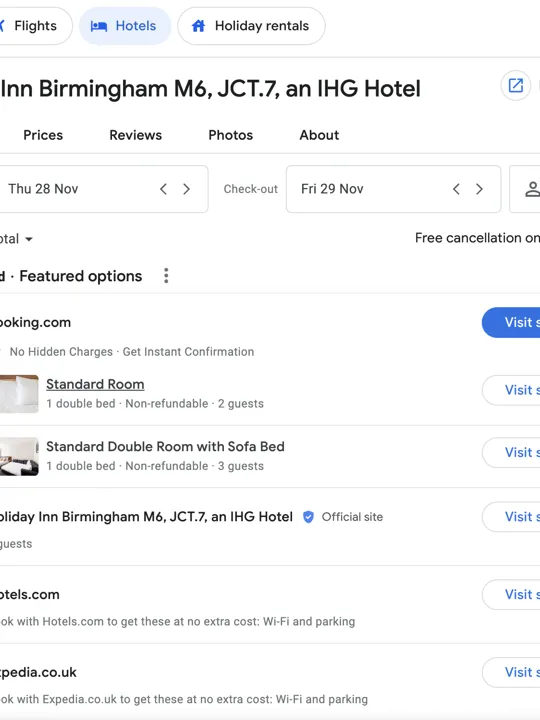 Google Hotel Meta Search Explained