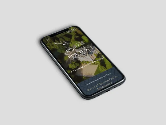 Horsted Website On Phone Mockup