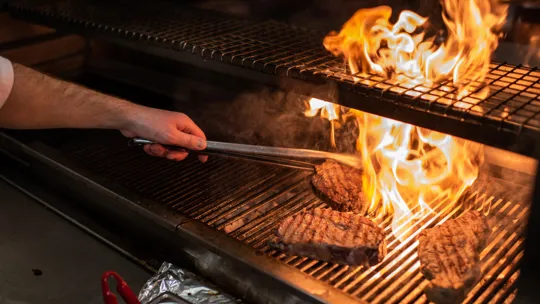 Zelman Meats Steak Cooking Flipped