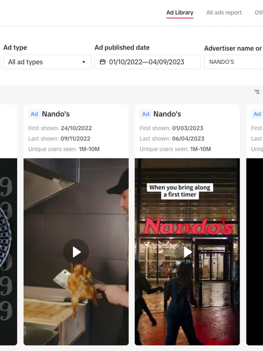 Tiktok Ads Library