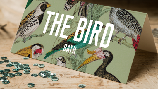 The Bird Welcome Card Mockup 